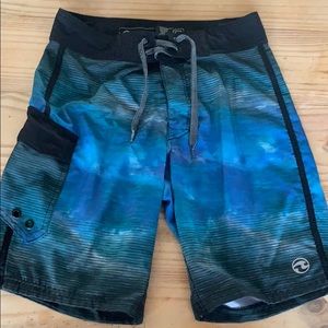 Ocean Current Blue Bathing Suite